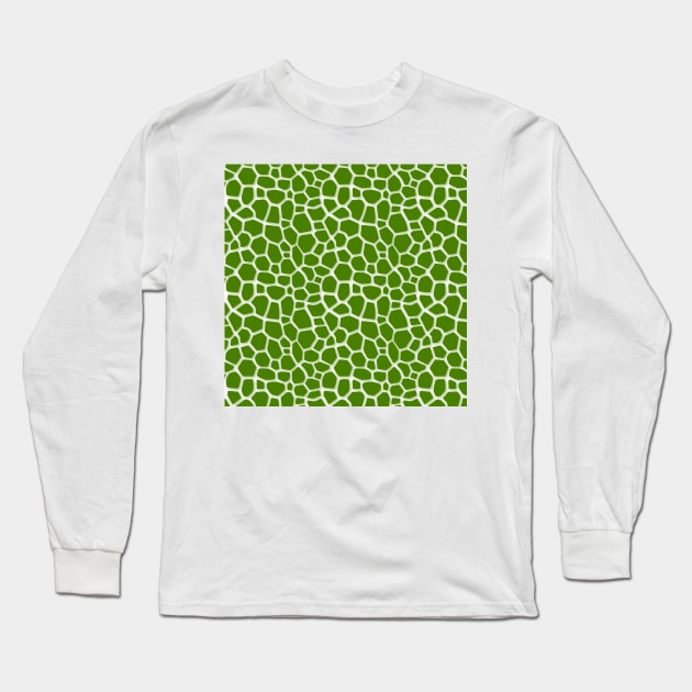 Animal Skin with African Color Style Long Sleeve T-Shirt by Tilila